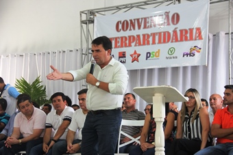 Almir fez um discurso mais voltado para prestação de contas de seu governo.