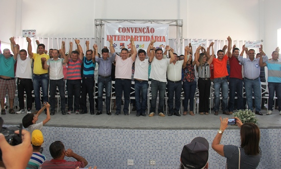 Convenção interpartidária em Barrocas reúne o PP PR PT PSD PV e PHS