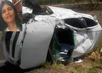 Professora morre em acidente de carro na BR-324 próximo a Gavião