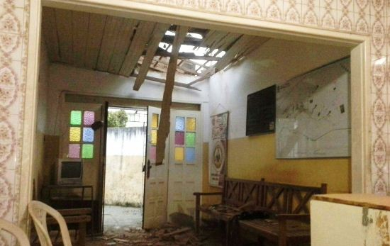 Sede do Pelotão da PM de Amélia Rodrigues sofre atentado a bomba