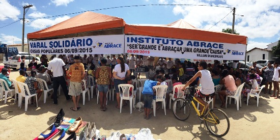 Instituto Abrace promove o primeiro “Varal Solidário” no município de Valente