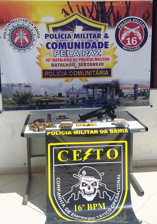 Serrinha: Guarnição da CETO recupera metralhadora da SSP de Sergipe