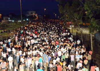Evento católico “Puxa Cristo” reuniu milhares de pessoas em Valente