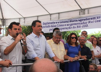 Deputado Alex Lima comemora investimentos do Governo em Esplanada:”foi um dos melhores dias da minha vida”