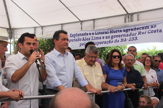 Deputado Alex Lima comemora investimentos do Governo em Esplanada:”foi um dos melhores dias da minha vida”