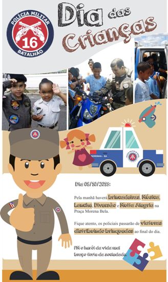 EM BAIXA - DIA DAS CRIANCAS - PMBA 16 BATALHAO
