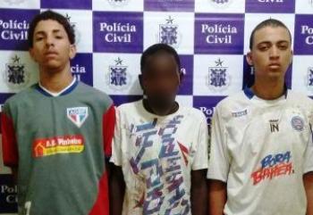 Polícia Civil apresenta três envolvidos no assalto a Pizzaria em Valente