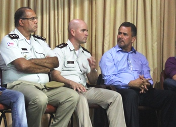 Major Walter, tenente Laerte e delegado coordenador Mozart.