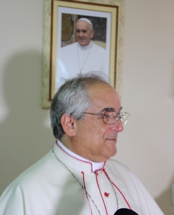 O núncio responde pela papa em um país perante a igreja católica e perante o governo. Foto: Raimundo Mascarenhas