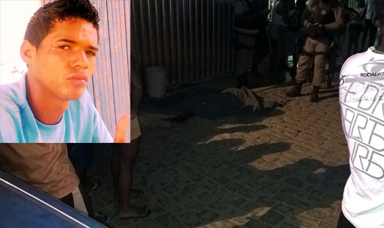Jovem de 18 anos é morto a tiros no centro de Santaluz