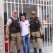 Coité – Adolescente realiza o sonho de conhecer Quartel da PM e recebe nomenclatura de amigo da Polícia Militar