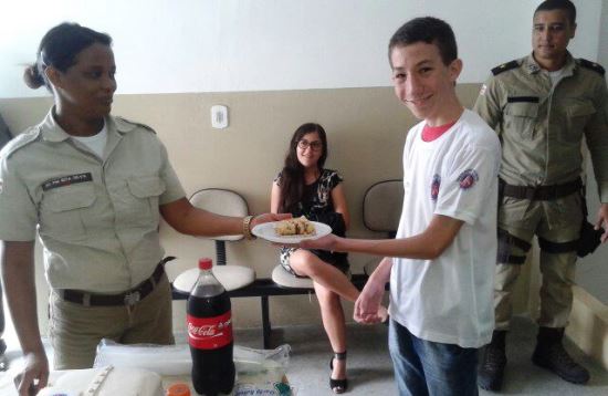 visita de estudante a 4ª Cia7