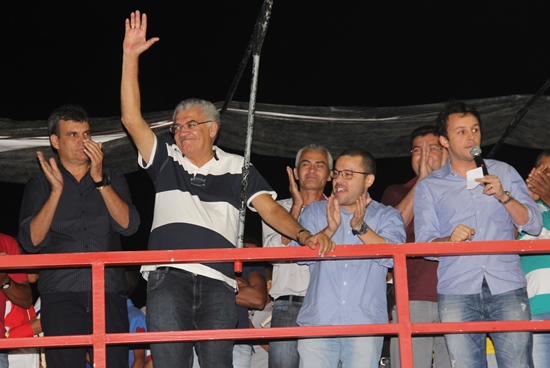 Momento do anúncio da indicação de Zé Hailton na Superintendência da CODEVASF 