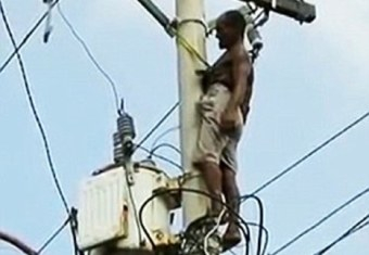 Homem sobrevive após levar choque de mais de 13 mil volts