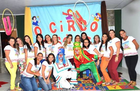 Equipe da escola responsável pelo grande e encantador projeto.