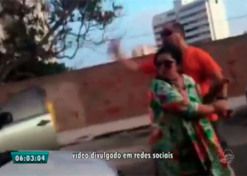 CE: durante briga de trânsito, homem rouba carro e atropela três pessoas na fuga; veja vídeo