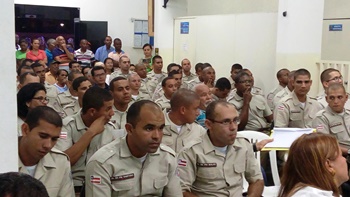 O assunto como não podia ser diferente atraiu um público voltado para questões da segurança.