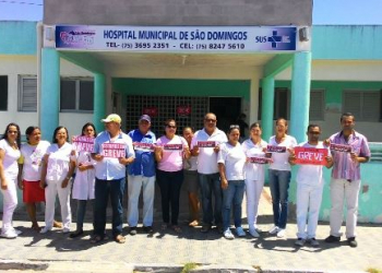 São Domingos: servidores da Saúde paralisam atividades, alegando atraso nos salários