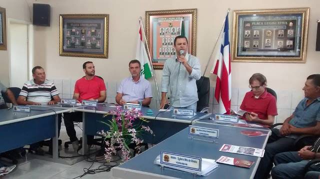 Juninho presidente do Diretório Municipal do PCdoB.