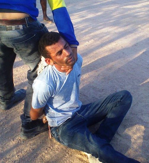 Mototaxistas evitam assalto e amarram ladrão na zona rural de Teofilândia