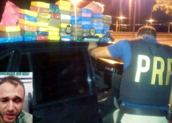 Morador de Pedra Alta – Araci é preso pela PRF com 65 kg de cocaína