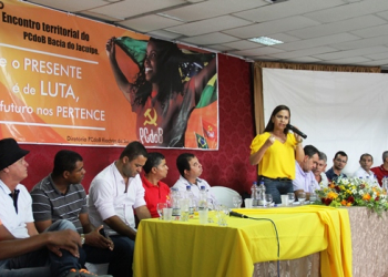 Riachão do Jacuípe: Encontro Territorial do PCdoB foi um sucesso; comemora Doutora Geide Márcia