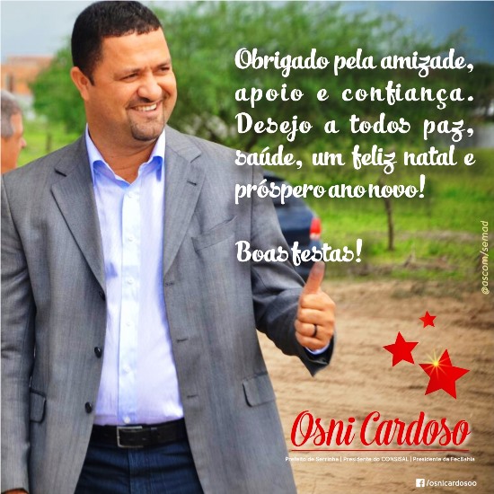 mensagem de osni cardoso