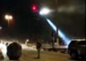 Imagem reproduzida pelo CN de um vídeo de pouca qualidade mostra que a operação contou com um helicóptero da GRAER.