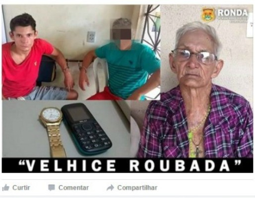 CE: idoso enfrenta assaltante mascarado e descobre que era o neto