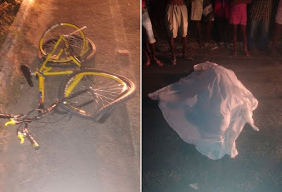 Ciclista morre atropelado na BA-411, saída Serrinha/Barrocas