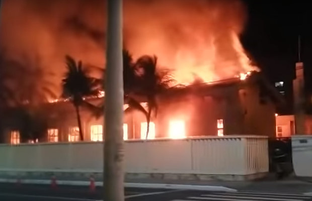 Incêndio destrói salão principal da Igreja dos Mórmons, em Salvador