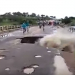 Vídeo mostra o momento do desabamento da cabeceira de uma ponte entre Filadélfia e Itiúba – Assista