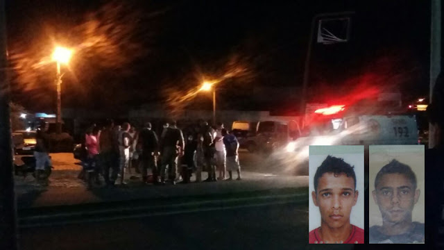Dois jovens são executados quando estavam em barraca de bebida