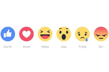 Facebook libera cinco novos botões alternativos ao ‘curtir’