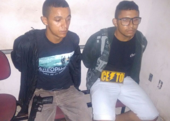 Dupla acusada de assalto é presa com arma de brinquedo em Serrinha