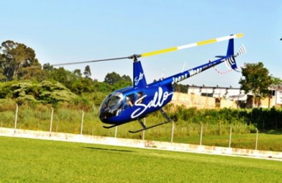 Coité – Mineira Calçados realiza sorteio de voo panoramico em helicoptero da Sallo