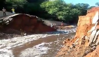 rompimento de barragem em barra do mendes