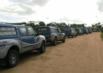 Guarnições permanecem em diligência a procura da quadrilha que explodiu cofre do BB de Jacobina