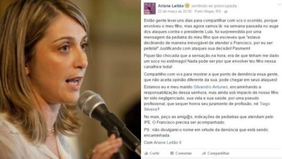 RS: pediatra nega atendimento a filho de petista e Sindicato dos Médicos aprova