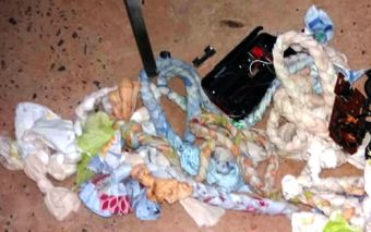 Presos fazem buraco no teto e usam corda feita de lençóis para fugir