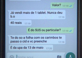 SP: adolescente é apreendido por venda de atestados médicos por WhatsApp