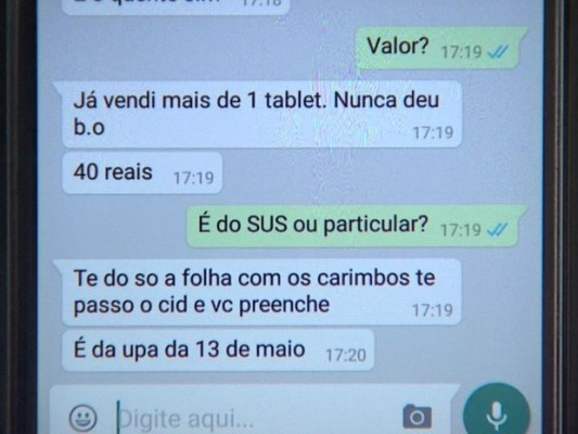 SP: adolescente é apreendido por venda de atestados médicos por WhatsApp