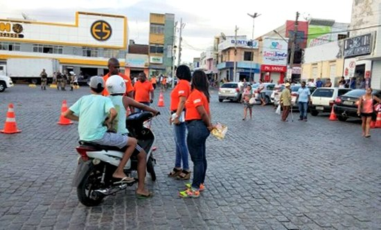 Coité – Caravana do DETRAN realiza atividades educativas de trânsito durante toda semana