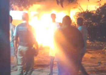 Pacientes são retirados de hospital após fogo com suspeita criminosa