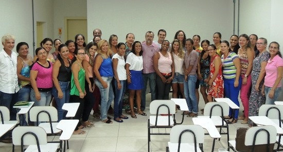 Professores aprovados na Plataforma Freire – Pólo Valente, participam de aula inaugural