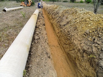 O problema da falta d'água sendo resolvido no sertão baiano.