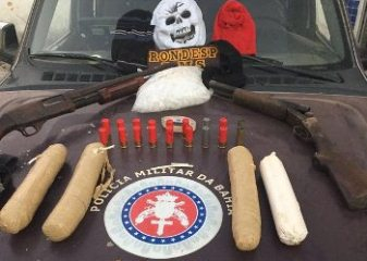 PM apreende explosivos que seriam usados em ataques a bancos no interior do estado