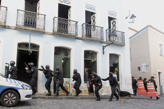 Salvador – Simulações antiterrorismo aprimoram ações de segurança para olimpíadas