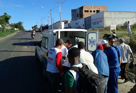 Coité – Manhã de segunda-feira com dois feridos em acidentes envolvendo motocicletas