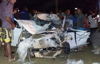 Empresário e motorista morrem em acidente na BR-030